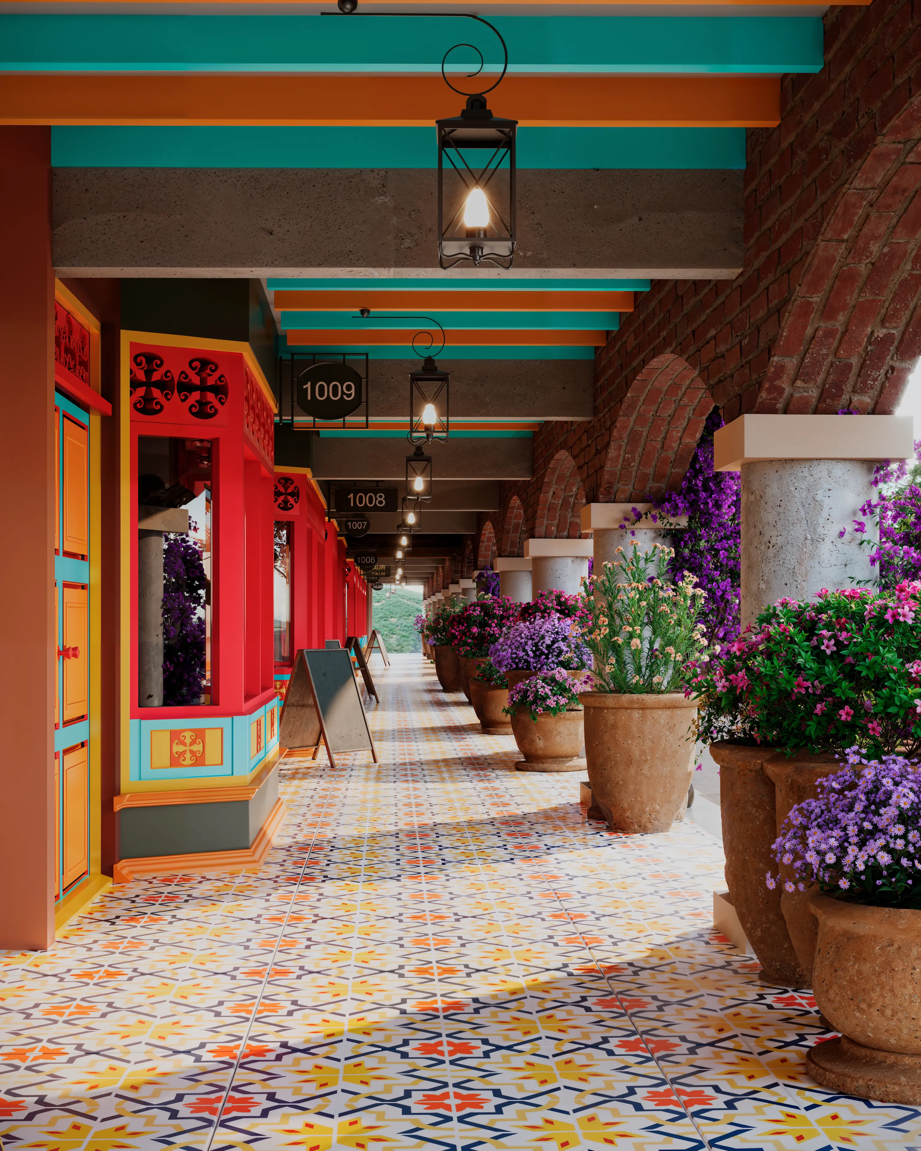 Scenic road through the Colombian Andes leading to the reservoir